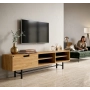 Szafka RTV-57 Drewno Lite Dąb Loft Lakier Rozmiary od 100 cm do 200 cm PREMIUM